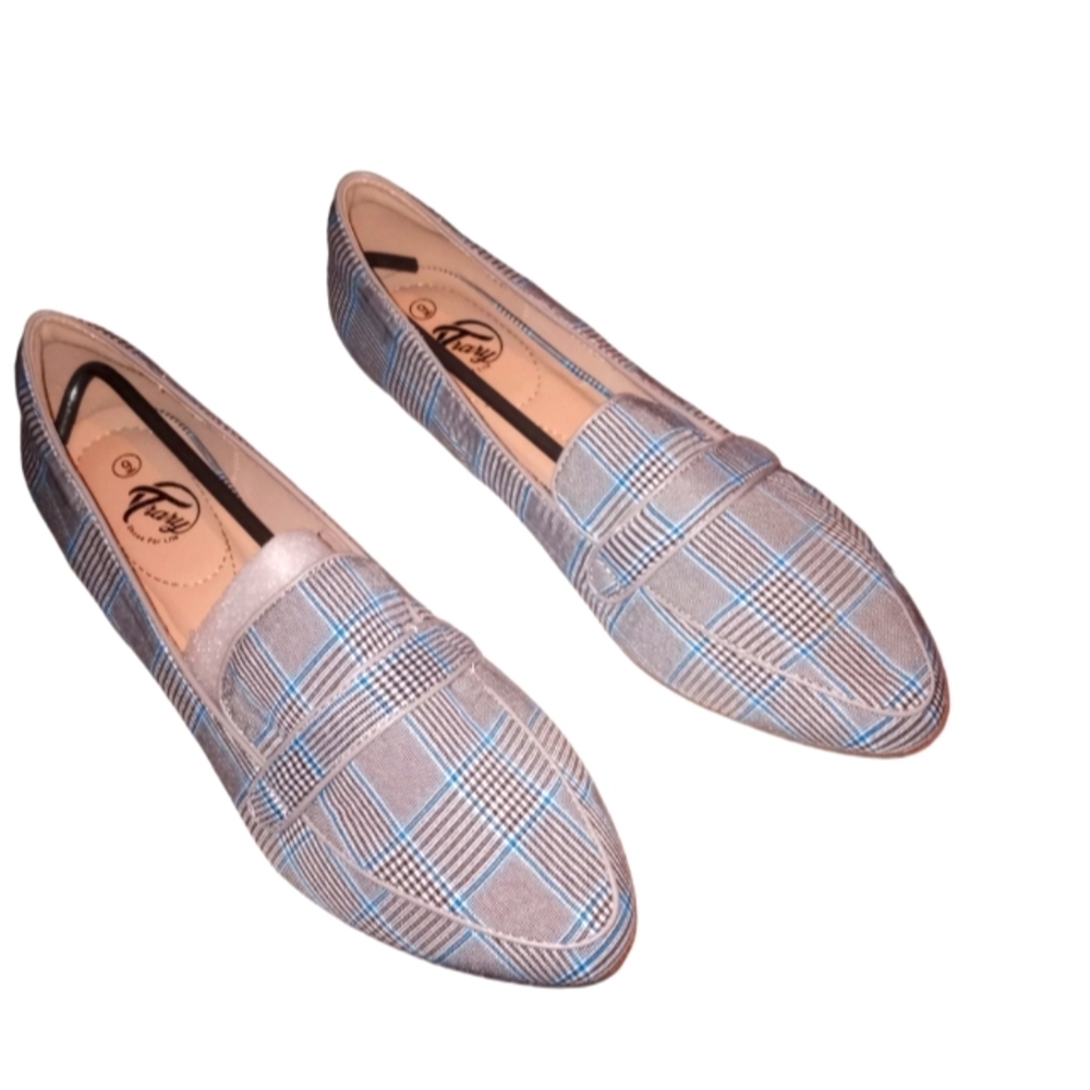 Trary Loafers for Women Penny Pointed Toe Flats